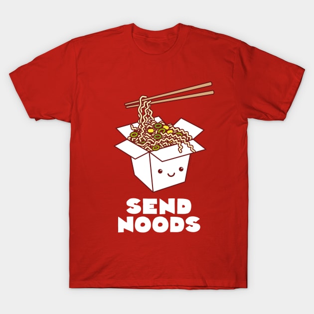 Send Noods T-Shirt by tinybeecards